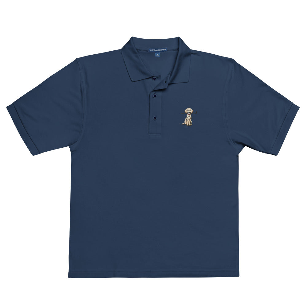 Golden Retriever — Embroidered Golf Polo – Pitch Pup